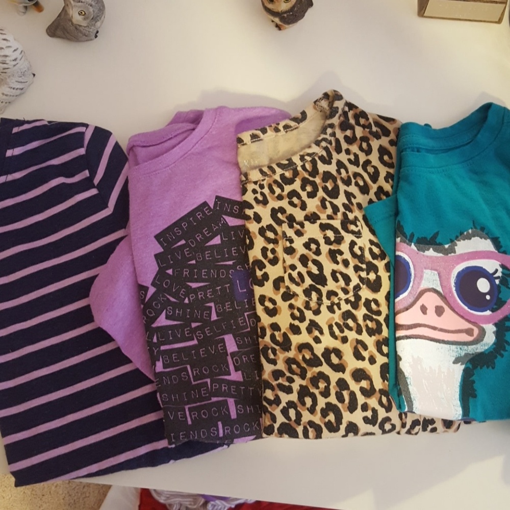 Lot of 10 size 7/8 girls tees.